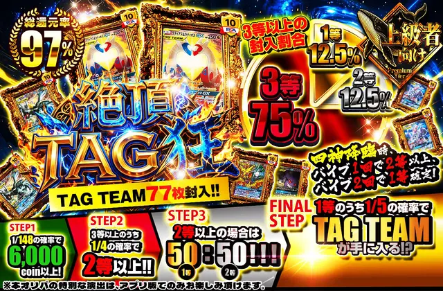 絶頂　TAG狂　TAG TEAM77枚封入!