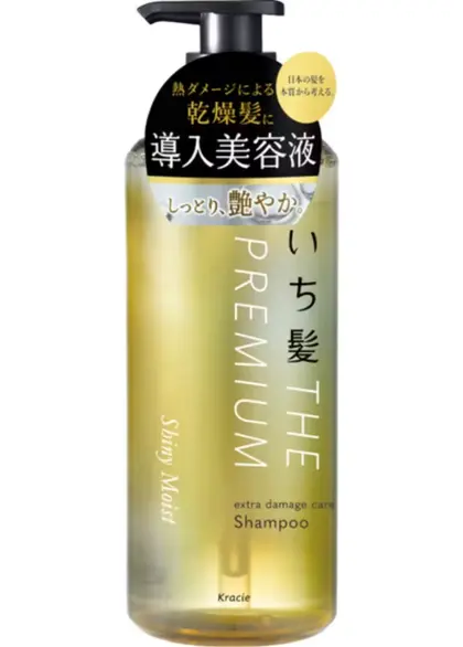 いち髪 THE PREMIUM エクストラダメージケアシャンプー（シャイニーモイスト）ポンプ
