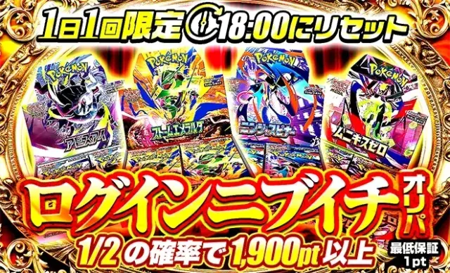 ログインニブイチ20回目